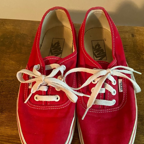 Red Vans - Picture 2 of 4